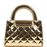 Chanel Small Kelly Shopper Light Gold Metallic Mirror Calfskin Light Gold Hardware - Thumbnail View 5