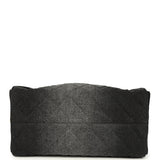 Chanel Small 25 Hobo Bag Black Washed Denim Antique Gold Hardware