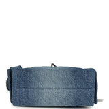 Chanel Mini 25 Hobo Bag Blue Washed Denim Antique Gold Hardware - Thumbnail View 7