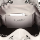 Chanel Small 25 Hobo Bag Dark Grey Caviar Antique Ruthenium Hardware