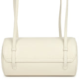 Chanel Preppy Coco Bowling Bag White Shiny Caviar Brushed Gold Hardware - Thumbnail View 4