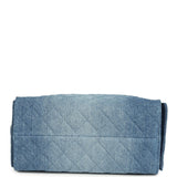 Chanel Small 25 Hobo Bag Blue Washed Denim Antique Gold Hardware - Thumbnail View 7