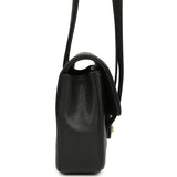 Chanel Preppy Coco Clutch with Straps Black Shiny Caviar Brushed Gold Hardware