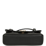 Chanel Preppy Coco Clutch with Straps Black Shiny Caviar Brushed Gold Hardware