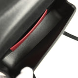 Chanel Preppy Coco Clutch with Straps Black Shiny Caviar Brushed Gold Hardware