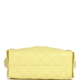 Chanel Mini 25 Hobo Bag Light Yellow Caviar Antique Gold Hardware - Thumbnail View 7
