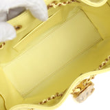Chanel Mini 25 Hobo Bag Light Yellow Caviar Antique Gold Hardware - Thumbnail View 8