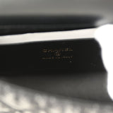 Chanel Nano Coco Top Handle Flap Bag Black Washed Denim Light Gold Hardware