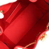 Chanel Small 25 Hobo Bag Dark Red Caviar Antique Gold Hardware