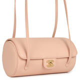 Chanel Preppy Coco Bowling Bag Light Pink Shiny Caviar Brushed Gold Hardware - Thumbnail View 2