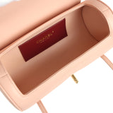 Chanel Preppy Coco Bowling Bag Light Pink Shiny Caviar Brushed Gold Hardware - Thumbnail View 8