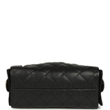 Chanel Mini 25 Hobo Bag Black Caviar Antique Gold Hardware