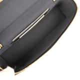 Chanel Top Handle Long Vanity Case with Chain Dark Blue Denim Light Gold Hardware - Thumbnail View 7