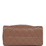 Chanel Small 25 Hobo Bag Brown Caviar Antique Gold Hardware - Thumbnail View 7