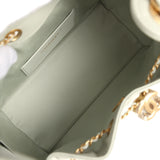 Chanel Small 25 Hobo Bag Light Green Caviar Antique Gold Hardware - Thumbnail View 8