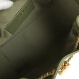Chanel Small 25 Hobo Bag Green Caviar Antique Gold Hardware - Thumbnail View 8