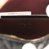 Chanel Mini Hobo Pouch with Chain Black Shiny Caviar Light Gold Hardware