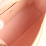 Chanel Mini Hobo Pouch with Chain Light Pink, Brown and White Crochet and Lambskin Light Gold Hardware