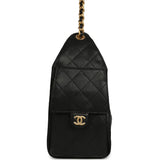 Chanel Small 25 Hobo Bag Black Caviar Antique Gold Hardware - Thumbnail View 4