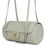 Chanel Preppy Coco Bowling Bag Light Green Shiny Caviar Brushed Gold Hardware - Thumbnail View 5