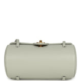 Chanel Preppy Coco Bowling Bag Light Green Shiny Caviar Brushed Gold Hardware - Thumbnail View 6