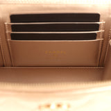 Chanel Small Top Handle Vanity Case With Chain Metallic Copper Shiny Caviar Light Gold Hardware