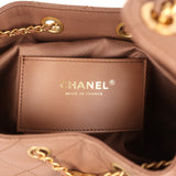 Chanel Small 25 Hobo Bag Brown Caviar Antique Gold Hardware - Thumbnail View 9