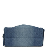 Chanel Medium 25 Hobo Bag Blue Washed Denim Antique Gold Hardware - Thumbnail View 6