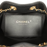 Chanel Mini 25 Hobo Bag Black Caviar Antique Gold Hardware - Thumbnail View 9