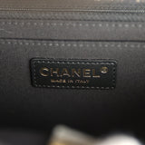 Chanel Double You Flap Backpack Black Denim Antique Gold Hardware - Thumbnail View 9