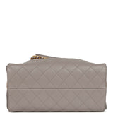 Chanel Medium 25 Hobo Bag Dark Grey Caviar Antique Gold Hardware - Thumbnail View 7