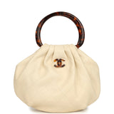 Chanel Small Pouch Light Beige Lambskin Tortoiseshell Hardware - Thumbnail View 1