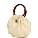 Chanel Small Pouch Light Beige Lambskin Tortoiseshell Hardware - Thumbnail View 5