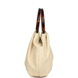 Chanel Small Pouch Light Beige Lambskin Tortoiseshell Hardware - Thumbnail View 3