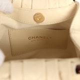 Chanel Small Pouch Light Beige Lambskin Tortoiseshell Hardware - Thumbnail View 8