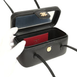 Chanel Preppy Coco Long Vanity with Straps Black Shiny Caviar Brushed Gold Hardware