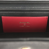 Chanel Preppy Coco Long Vanity with Straps Black Shiny Caviar Brushed Gold Hardware