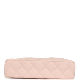 Chanel Top Handle Long Vanity Case with Chain Light Pink Shiny Caviar Light Gold Hardware - Thumbnail View 6