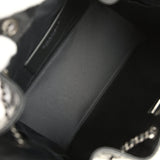 Chanel Small 25 Hobo Bag Black Shiny Caviar Aged Ruthenium Hardware - Thumbnail View 8