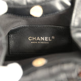 Chanel Small Pouch Black Shiny Lambskin Tortoiseshell Hardware - Thumbnail View 8