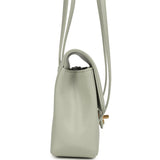 Chanel Small Preppy Coco Flap Bag Light Green Shiny Caviar Brushed Gold Hardware - Thumbnail View 3