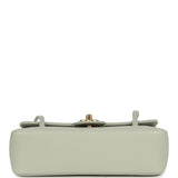 Chanel Small Preppy Coco Flap Bag Light Green Shiny Caviar Brushed Gold Hardware - Thumbnail View 6