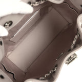 Chanel Mini 25 Hobo Bag Dark Grey Caviar Aged Ruthenium Hardware - Thumbnail View 6