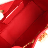 Chanel Mini 25 Hobo Bag Dark Red Caviar Antique Gold Hardware - Thumbnail View 8