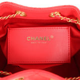 Chanel Mini 25 Hobo Bag Dark Red Caviar Antique Gold Hardware - Thumbnail View 9