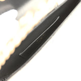 Pre-owned Chanel Hoop Bag Black Patent Leather Gold Hardware