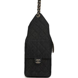 Chanel Medium 25 Hobo Bag Dark Denim Light Gold Hardware