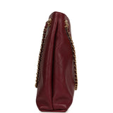 Chanel Large "Eyes on You" CC Shopping Bag Burgundy Lambskin Gold Hardware