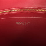 Chanel Large "Eyes on You" CC Shopping Bag Burgundy Lambskin Gold Hardware