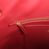 Chanel Large "Eyes on You" CC Shopping Bag Burgundy Lambskin Gold Hardware